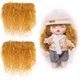thumbnail image 1 of 2 extensiones de cabello de lana para figuras, ideales para hacer pelucas y pelucas para manualidades (doradas)., 1 of 9