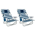thumbnail image 1 of Ostrich On-Your-Back Outdoor Lounge 5 Position Recline Beach Chair (2 Pack), 1 of 12