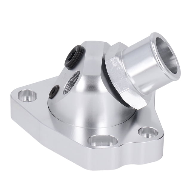 Carcasa de termostato de cuello giratorio plateada para manguera de radiador Serie K K20 K20A K20A2 K20Z1 K24A K24Z