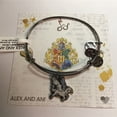 thumbnail image 2 of Alex and Ani Buckbeak Bangle Bracelet Midnight Silver One Size, 2 of 4