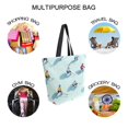 thumbnail image 7 of FORMRS Womens Canvas Tote Bag with Zipper Inner Pocket Shoulder Handbag, Ice Hockey, 7 of 7