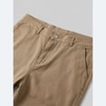 thumbnail image 5 of Men’s Khaki Chino Pants, Regular Fit Straight Leg Casual Work Trousers with Pockets, 5 of 5