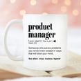 thumbnail image 2 of Personalized Funny Product Manager Gift Mug L For Womend Men L Appreciation, Birthday, Christmas, Retirement Gift L Personalize Custom Name Coffee Cup, Ceramic Novelty Coffee Mugs 11oz, 15oz Mug,, 2 of 4