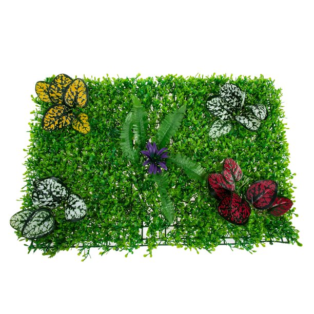 Wall Grass Panel Artificial Decor Fence Privacy Plant Faux Greenery