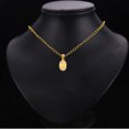thumbnail image 3 of 14K Gold Tri Color Diamond Cut Baptism Stamp Religious Charm Pendant for Chain Necklace | Gift for her, 3 of 8
