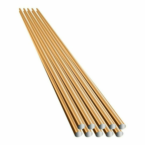25Pcs Brazing Rods Brass Solder Welding Rod For Oxyacetylene Gas Welding 1.6Mm YIWEI