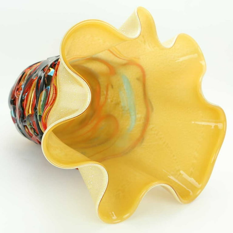 Assiette Ovale Cascata C20 en Verre de Murano Améthyste par Vévé Glass