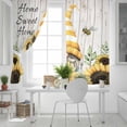 thumbnail image 5 of Fsddascl Spring Sunflowers Blackout Curtains for Bedroom/Living Room, Thermal Insulated Kitchen Curtains, Yellow Dwarf Bee Wood Vintage Grommet Darkening Window Treatment Drapes 42"x63"x2, 5 of 6