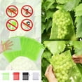 thumbnail image 2 of HongHeng Clearance Under $2.00 Fruit Protection Bags, Netting Cover Bags Drawstring Mesh Fruit Protectors Pest Barrier for Grapes Mango Fruit Trees Veggies Garden 100pcs, 2 of 2