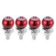 thumbnail image 1 of Tornillos de Placa de Licencia Universales para Motocicleta M6 de Unique Bargains, Cubierta de 40 mm, Kit de Tornillos de Placa de Licencia Antirrobo, Marco de Tornillo de Aluminio Rojo, 4 Piezas, 1 of 6