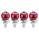thumbnail image 1 of Tornillos de Placa de Licencia Universales para Motocicleta M6 de Unique Bargains, Cubierta de 40 mm, Kit de Tornillos de Placa de Licencia Antirrobo, Marco de Tornillo de Aluminio Rojo, 4 Piezas, 1 of 6