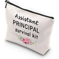 Assistant Principal Survival Kit Funny Zipper Pouch Makeup Bag for Assistant Principal