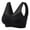 Z02*Black, variant on Gymayou Women Plus Size Lace Bralette Adjustable Spaghetti Straps Longline Tube Top Bra Wireless Floral Lace Camisole Beige L
