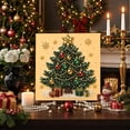thumbnail image 5 of DIY Christmas Pearl Diamond Painting Art Kit with Frame, Christmas Pearl Beads Art Craft for DIY Lover Beginner for Home Wall Decor, Healing Stress-Relieving.F, 5 of 6