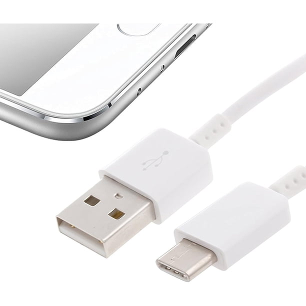 Methold Cable de datos USB C de 10 pack/lote para transferencia de datos sin interrupciones y carga Cable de carga rápida tipo C S10 Teléfono y Comunicación Blanco