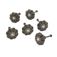 thumbnail image 1 of Cst Iron Rhinest Flower Knob/Bronze Set of 6, 1 of 1