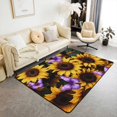 thumbnail image 1 of Erosebridal Flying Butterfly Rugs For Bedroom 5x7,Spring Garden Living Room Decor,Flower Room Decor, 1 of 5