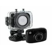 HP Action Cam ac100 - Action camera - 1080p - 5.0 MP - underwater up to 30ft - red