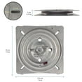 thumbnail image 5 of 7.9" Flat Swivel Plate Replacement Part - Restore Bar Furniture, Stools, and Chairs with Backrests - Heavy Duty - Easy Installation - 10 Units, 5 of 5