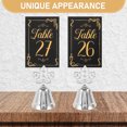 thumbnail image 3 of HOMEMAXS  31 Pcs Large Numbers Name Place Cards Wedding Rose Seat Mesa Decoration Banquet Black, 3 of 8