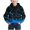 #175-Blue, variant on AUNVITO Boys 4-14Y Hooded Sweatshirt Printed Patchwork Long Sleeve Casual Fall Winter Pullover Top with Elastic Cuffs for Daily Outfit & Outdoor Play