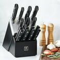 thumbnail image 4 of Henckels Solution 16 Pcs, Ensemble de Blocs de Couteaux, Noir, 4 of 5