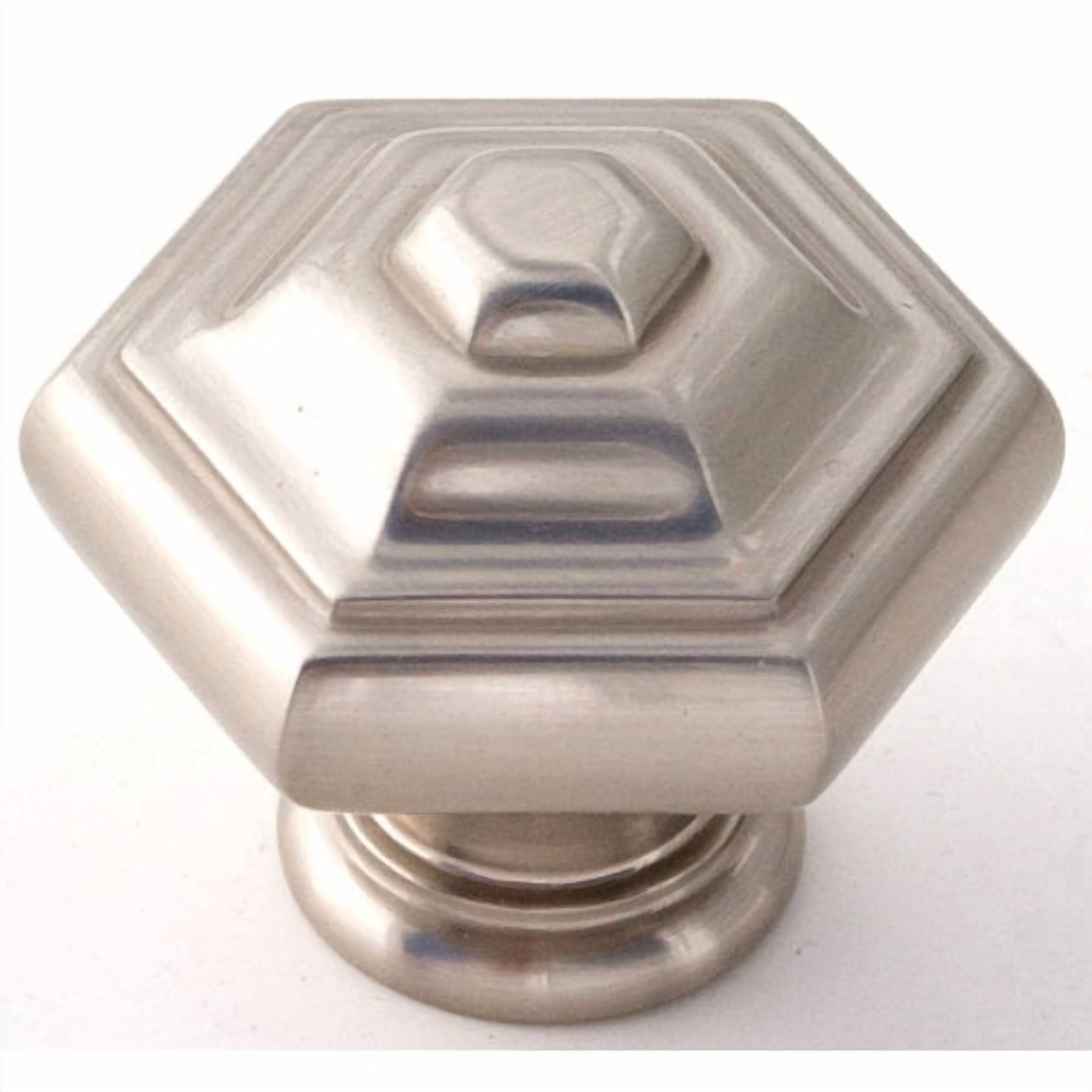 Alno A1530-PB Geometric 1-1/4" Cabinet Knob Polished Brass