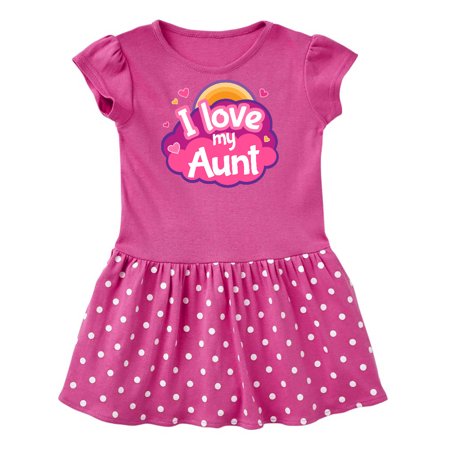 

Inktastic I Love My Aunt Gift for Niece Gift Baby Girl Dress