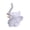 A, variant on Dserhfy Animal Statue Creative Shape Vibrant Color Mirror Polish Adorable Realistic Looking Decorative Shatterproof Rabbit Elephant Figurine Desktop Mini Statue for Home