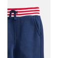 thumbnail image 3 of Wonder Nation Toddler Boys' Striped Waistband Sweatpants, Sizes 12M-5T, 3 of 3