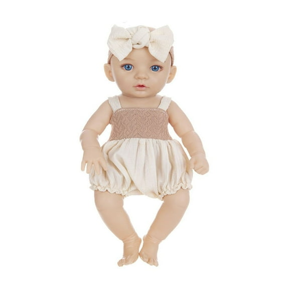 Tarmeek Reborn Baby Doll for 18 Month  Toddlers, Silica Gel 12Inch Realistic Lifelike Doll Simulation Doll Toys for 3 4 5 Year Old Girls and Boys, Birthday Christmas Gifts for Kids