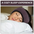 thumbnail image 3 of RENACLIPY Warm Brown Sleeping Ear Muffs with Adjustable Fit and Noise Reduction, 3 of 7
