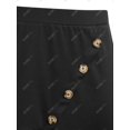 thumbnail image 3 of Falda Midi Abotonada Dobladillo Rosegal Faldas Tallas Grandes, 3 of 5