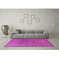 thumbnail image 3 of Ahgly Company Indoor Square Oriental Pink Industrial Area Rugs, 5' Square, 3 of 4