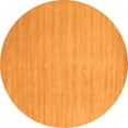 thumbnail image 1 of Ahgly Company Indoor Round Solid Orange Modern Area Rugs, 8' Round, 1 of 1