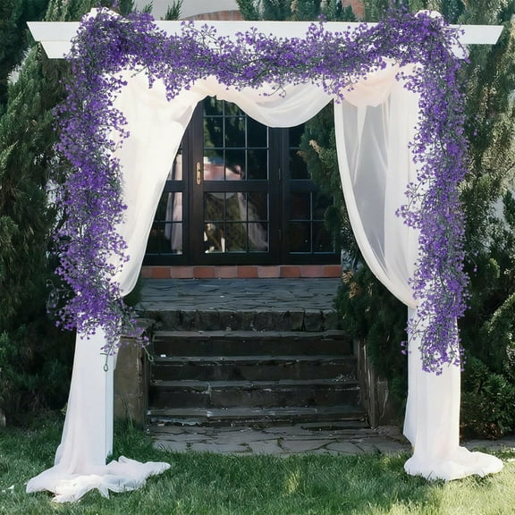 Artificial Willow Vine Garland 1.75m Plastic Rattan Decor for Wedding Party Indoor Outdoor Home