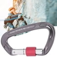 thumbnail image 1 of Carabiner, D Ring Buckle Anodic Oxidation  For Cycling For Outdoor Gray, 1 of 8