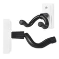 thumbnail image 4 of Aibecy Acoustic Electric Bass Guitar Wall Mount Hanger Black Metal Multifunction Holder Hook for All Sizes Solid Sturdy Guitars, 4 of 7
