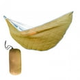 thumbnail image 4 of Hamaca gruesa para acampar al aire libre, cubierta cálida a prueba de viento para otoño e invierno, hamaca de algodón frío, cubierta aislante para , amarillo DYNWAVEMX Hamaca de invierno, 4 of 8