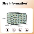 thumbnail image 5 of Pofeuu Lighthouse Print Toaster Cover 4 Slice, Bread Dust Cover & Fingerprint Protection, Kitchen Small Appliance Covers(Toaster Cover), 5 of 7