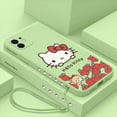 thumbnail image 3 of Sanrios-funda de teléfono con dibujos animados de Hello kitty, bonita funda con correa de mano para iPhone 15, 14, 13, 12, 11 Pro Max, Mini, X, XR, XS MAX, SE20, 8, 7 Plus, 3 of 5