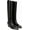Black, variant on Women's Billie Western Knee High Boot Crimson Red Snake 7.5M