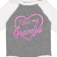 thumbnail image 4 of Inktastic I Love My Grandpa in Pink Chalk Heart Boys or Girls Long Sleeve Baby Bodysuit, 4 of 5
