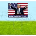 thumbnail image 1 of Keep America First (18" x 24") Yard Sign, Includes Metal Step Stake, 1 of 6