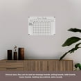 thumbnail image 5 of WynBing 1 Set Acrylic Monthly and Weekly Plan Board Clear Dry Erase Board Calendar for Office Kitchen Fridge, 5 of 6