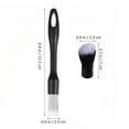 thumbnail image 4 of Car Detailing Tools Auto Kit Interior Brush 3-piece Set + Replacement Heads Cleaning Supplies The Is PET Plastic 2 Sets, 4 of 6