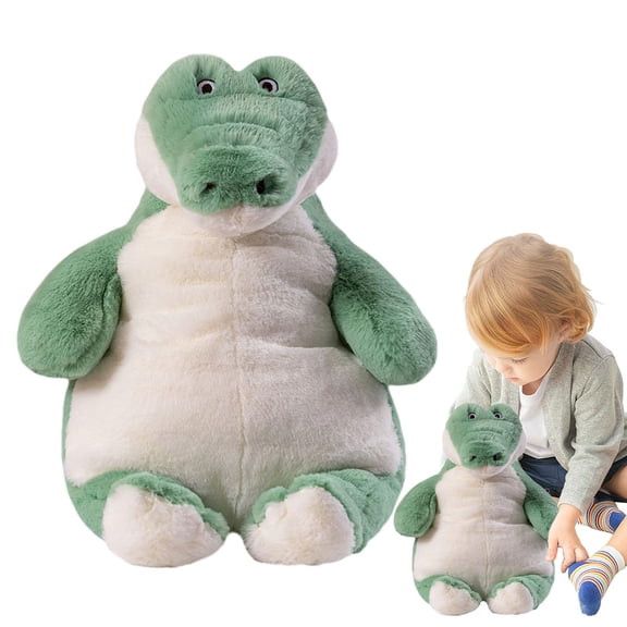 Goowood Weighted Stuffed Animals 17 inch Weighted Plush Toy Crocodile Large Weighted Plush Animal Pillow for Adults and Kids Cuddly Gift