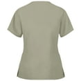 thumbnail image 2 of Panda Uniform by HeedFit Women’s V-Neck Scrub Top, Polycotton, 5XL, Khaki, 2 of 4