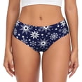 thumbnail image 1 of Balery Snowflakes2 Ropa Interior de Algodón para Mujer con Dibujo – Braguitas Cómodas y Elásticas, Estilo Clásico-Medium, 1 of 6