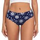 thumbnail image 1 of Fotbe Snowflakes2 Calzones Estampados para Mujer – Ropa Interior de Algodón, Cómoda, Suave y Elástica-Small, 1 of 6